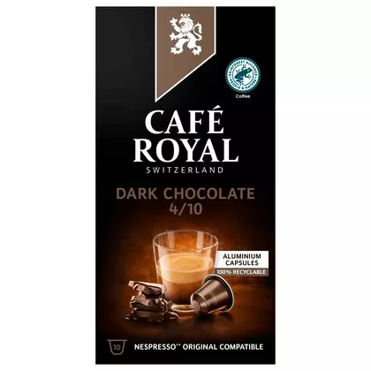 Cafea capsule Café Royal Ciocolata Dark, 10 bucati
