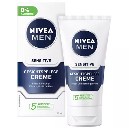 Ingrijirea tenului NIVEA Sensitive Men Crème, 75ml